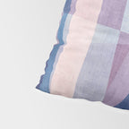 Abstract Lines Blush Pink Blue Pastel Tones Pillow Sham Gallery Image 4