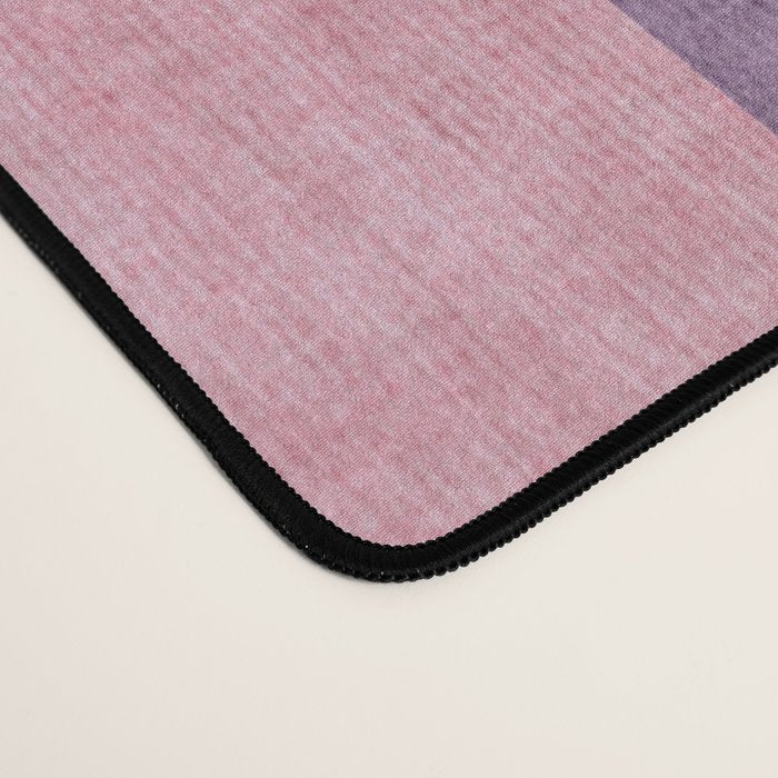 Abstract Lines Blush Pink Blue Pastel Tones Desk Mat Gallery Image 4