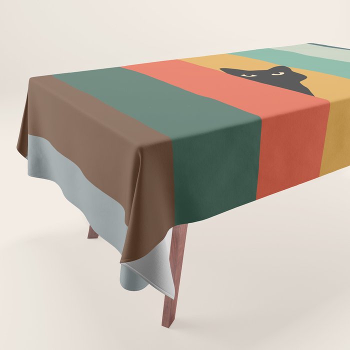 Cat Landscape 165A Tablecloth Gallery Image 1