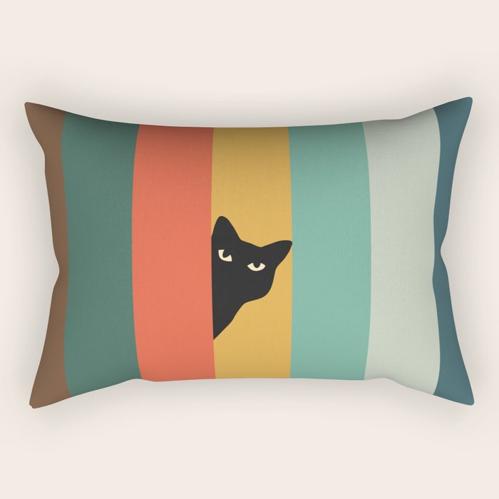Cat Landscape 165A Rectangular Pillow Gallery Image 2