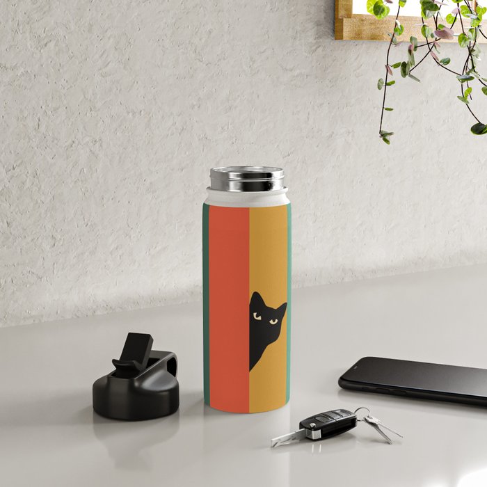 Cat Landscape 165A Water Bottle Gallery Image 4