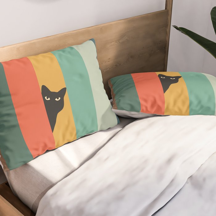 Cat Landscape 165A Pillow Sham Gallery Image 2