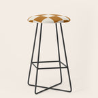 Checkered (Golden Cream) Stool Gallery Image 1