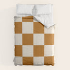 Checkered (Golden Cream) Comforter Gallery Image 6