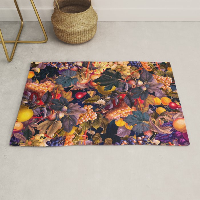 Vintage Fruit Pattern VI Rug Gallery Image 1