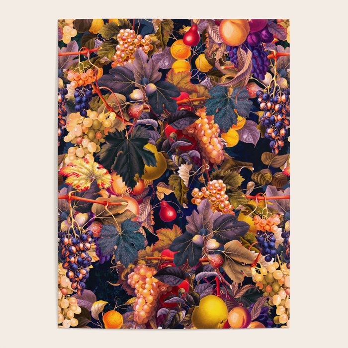 Vintage Fruit Pattern VI Poster Gallery Image 4