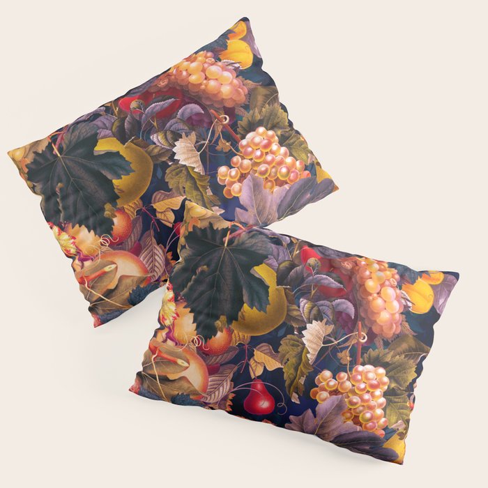 Vintage Fruit Pattern VI Pillow Sham Gallery Image 3