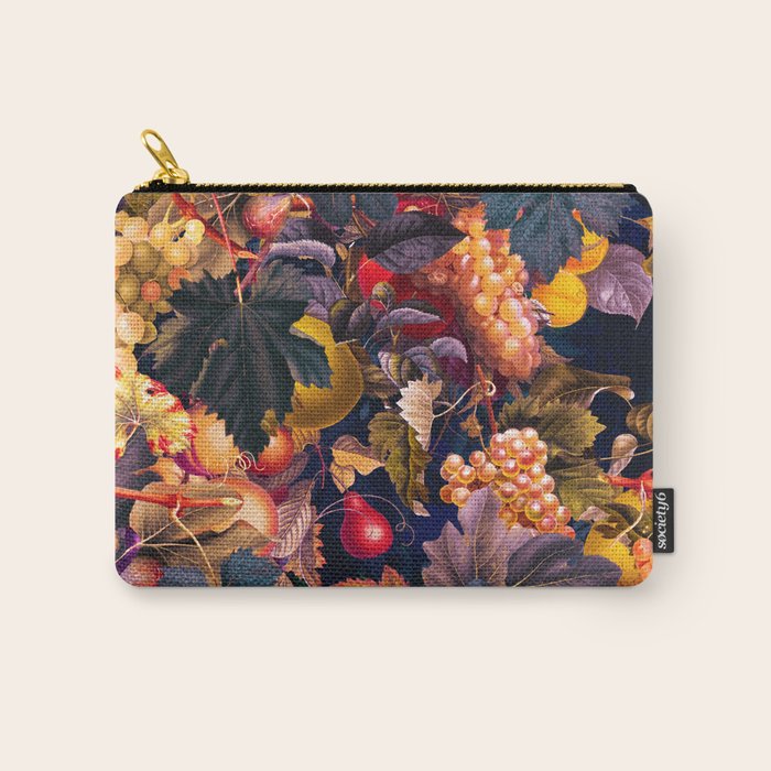 Vintage Fruit Pattern VI Carry All Pouch Gallery Image 1