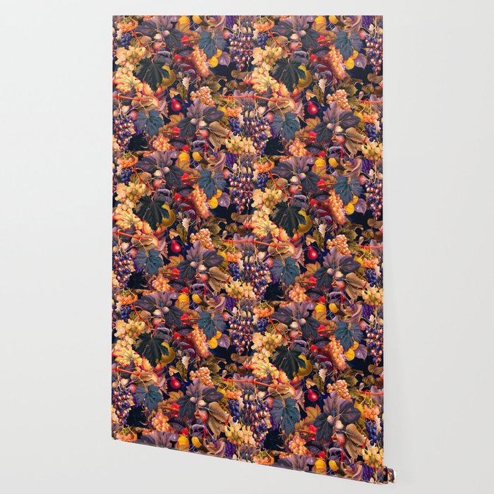 Vintage Fruit Pattern VI Wallpaper Gallery Image 2