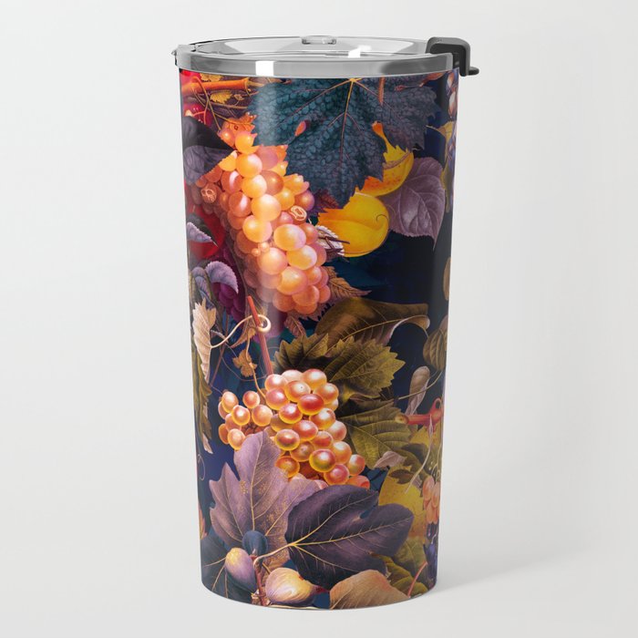 Vintage Fruit Pattern VI Travel Mug Gallery Image 2