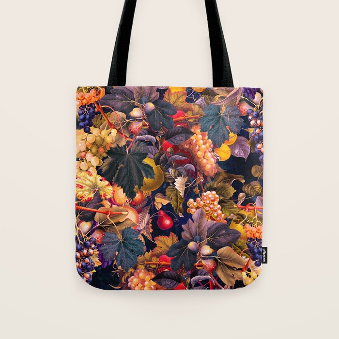 Vintage Fruit Pattern VI Tote Bag Gallery Image 1