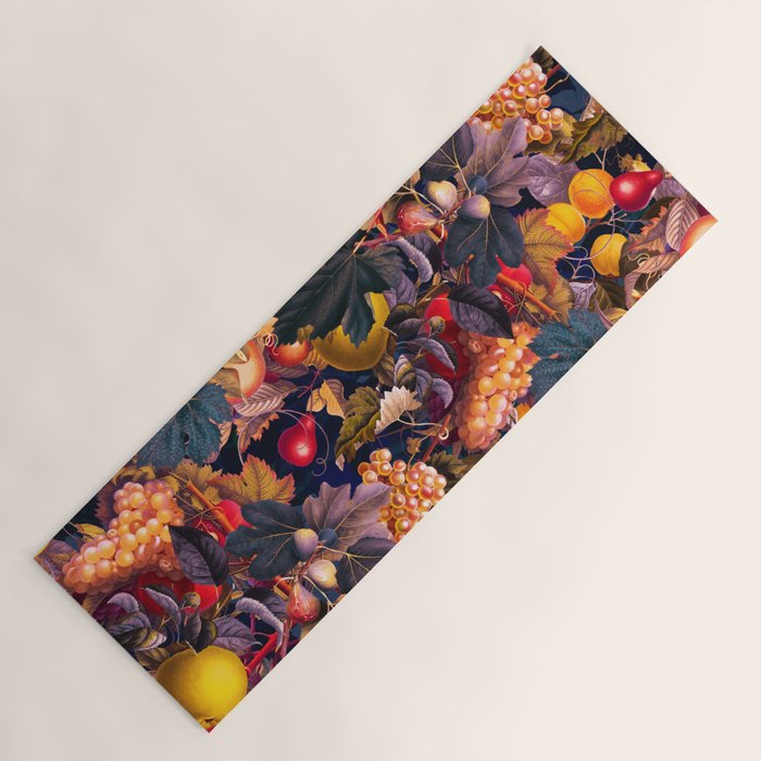 Vintage Fruit Pattern VI Yoga Mat Gallery Image 1