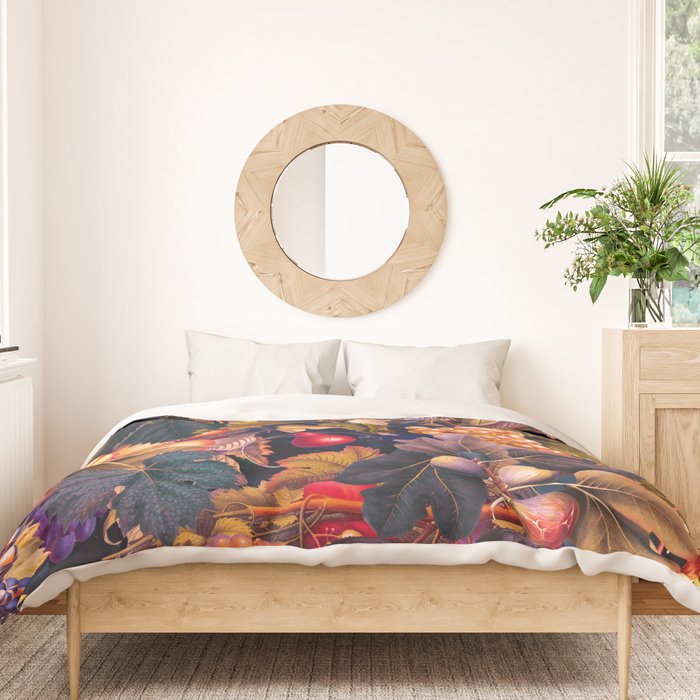 Vintage Fruit Pattern VI Duvet Cover Gallery Image 3