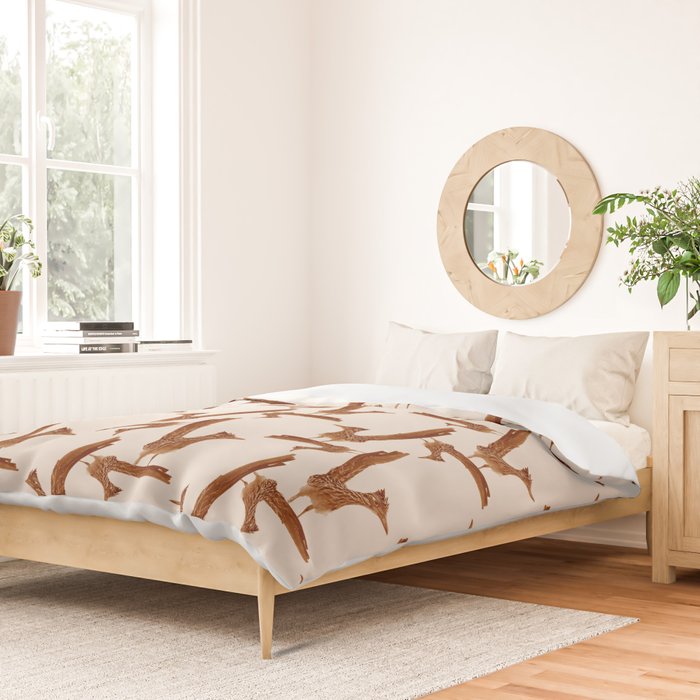 Monochrome - Roadrunner Duvet Cover Gallery Image 2