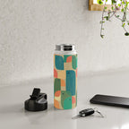 Mid-century tropical birds Water Bottle Gallery Image 4