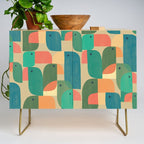 Mid-century tropical birds Credenza Gallery Image 1