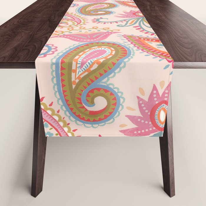 Eclectic Paisley Charm Table Runner Gallery Image 1