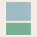 Juniper Color Block Blue and Green Poster Gallery Image 4
