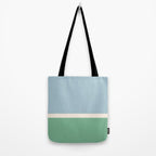 Juniper Color Block Blue and Green Tote Bag Gallery Image 2