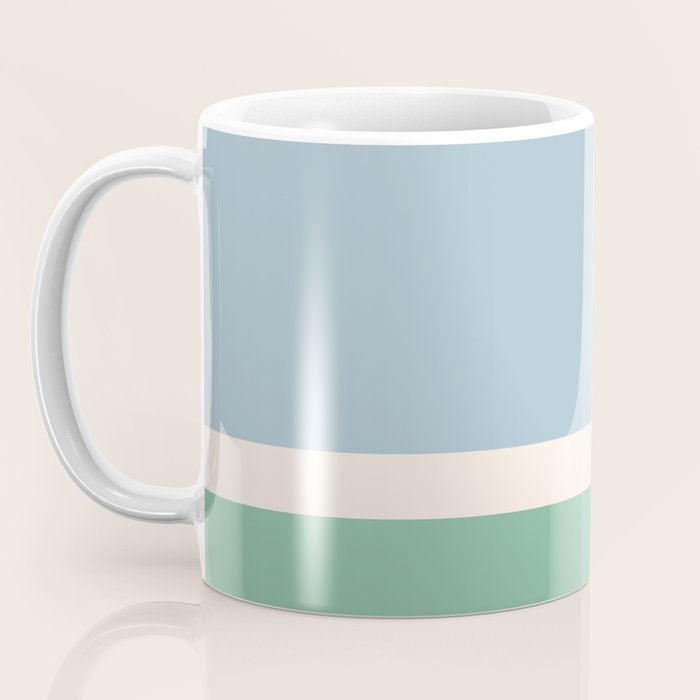 Juniper Color Block Blue and Green Coffee Mug Gallery Image 3