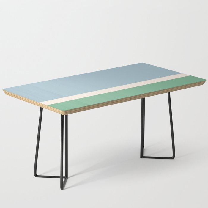 Juniper Color Block Blue and Green Coffee Table Gallery Image 1