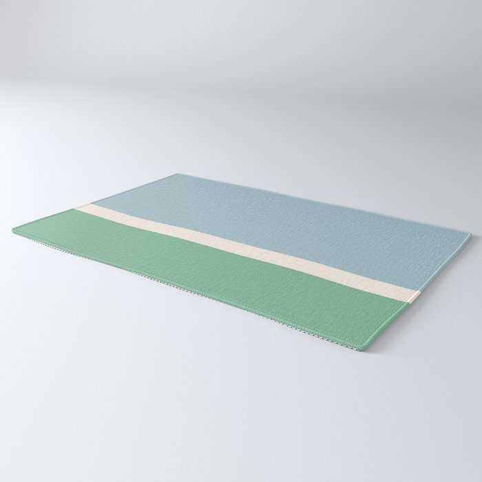 Juniper Color Block Blue and Green Rug Gallery Image 3