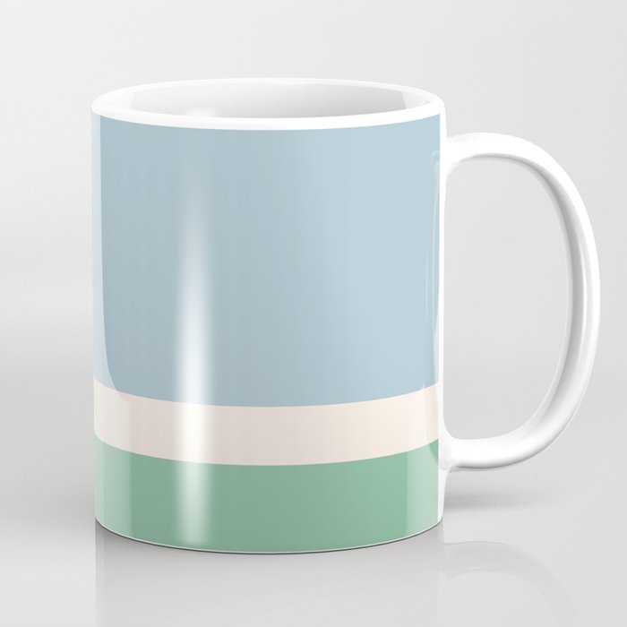 Juniper Color Block Blue and Green Coffee Mug Gallery Image 1