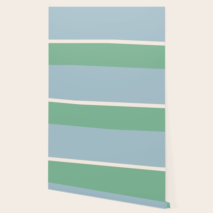 Juniper Color Block Blue and Green Wallpaper Gallery Image 2