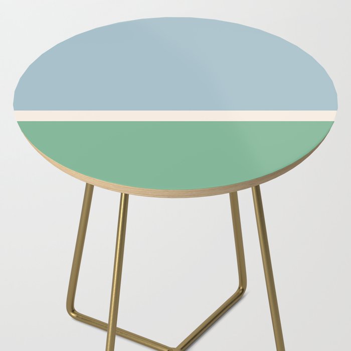 Juniper Color Block Blue and Green Side Table Gallery Image 2
