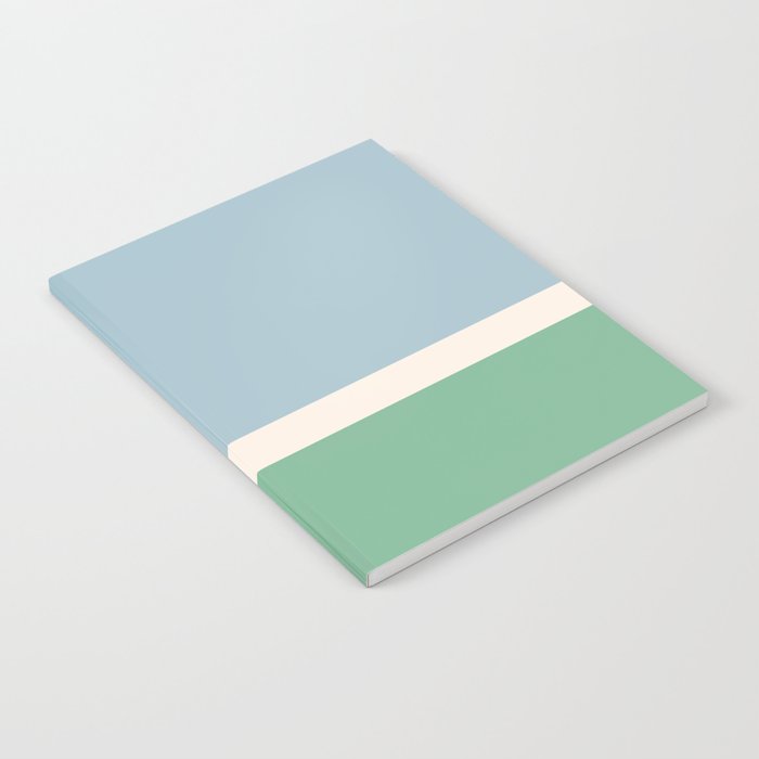 Juniper Color Block Blue and Green Notebook Gallery Image 2