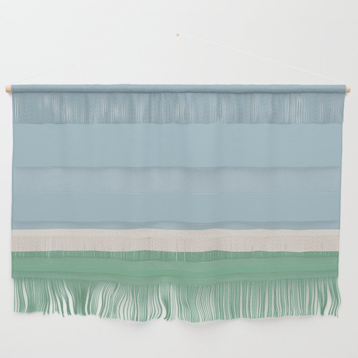 Juniper Color Block Blue and Green Wall Hanging Gallery Image 1