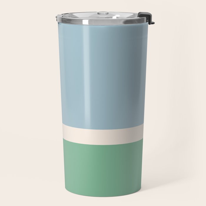 Juniper Color Block Blue and Green Travel Mug Gallery Image 2