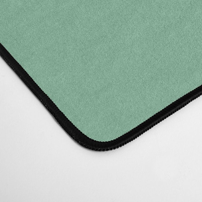 Juniper Color Block Blue and Green Desk Mat Gallery Image 4