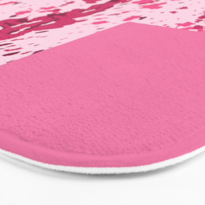 Texas Pink Longhorn Bath Mat Gallery Image 3