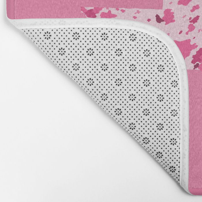 Texas Pink Longhorn Bath Mat Gallery Image 2