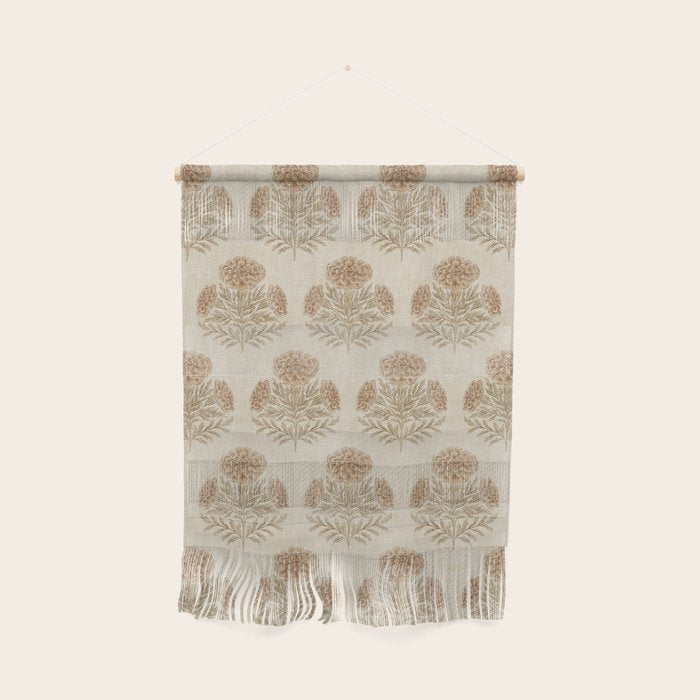 Marigold - faded terracotta and olive Wall Hanging Gallery Image 1