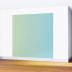 Turquoise Green Blue Gradient Wall Mural Gallery Image 2