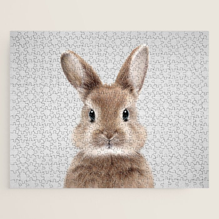Baby Rabbit - Colorful Jigsaw Puzzle Gallery Image 1