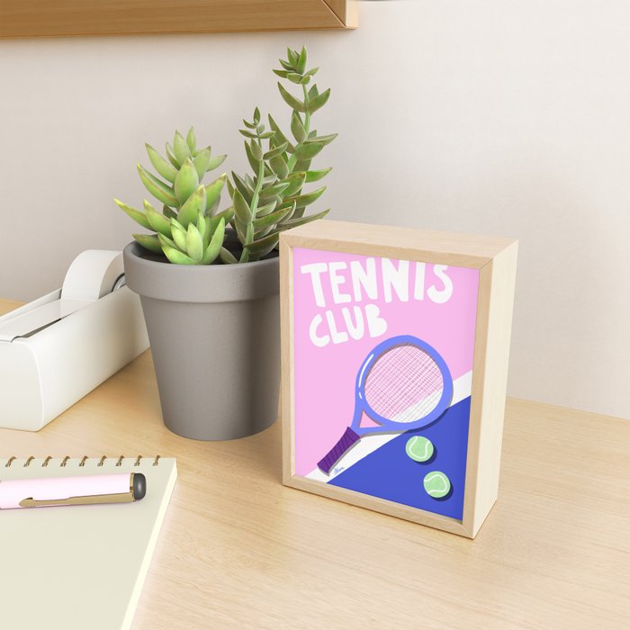 Tennis Club Mini Art Print Gallery Image 2