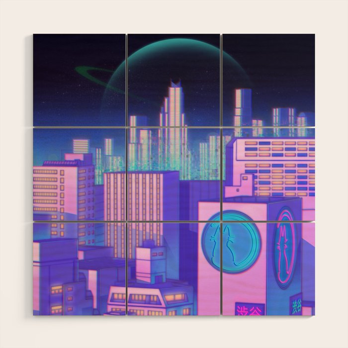 Space Shibuya Wood Wall Art Gallery Image 1