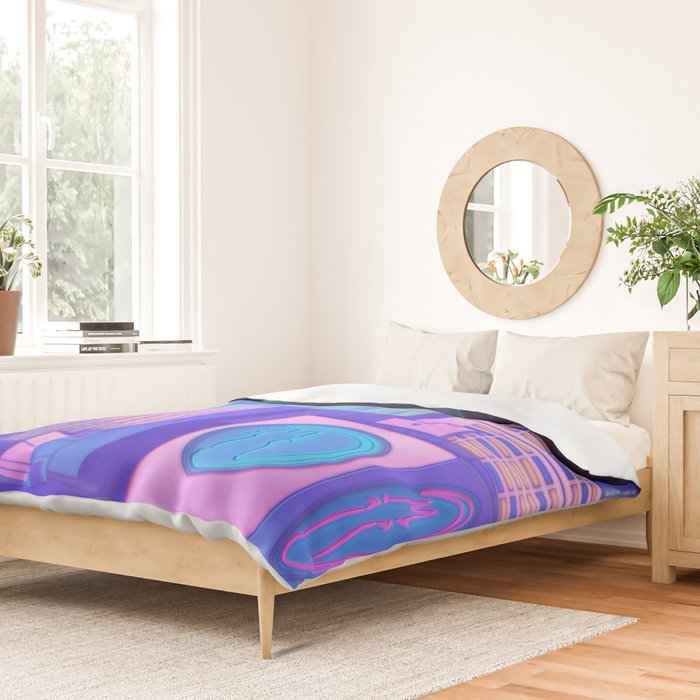 Space Shibuya Duvet Cover Gallery Image 2