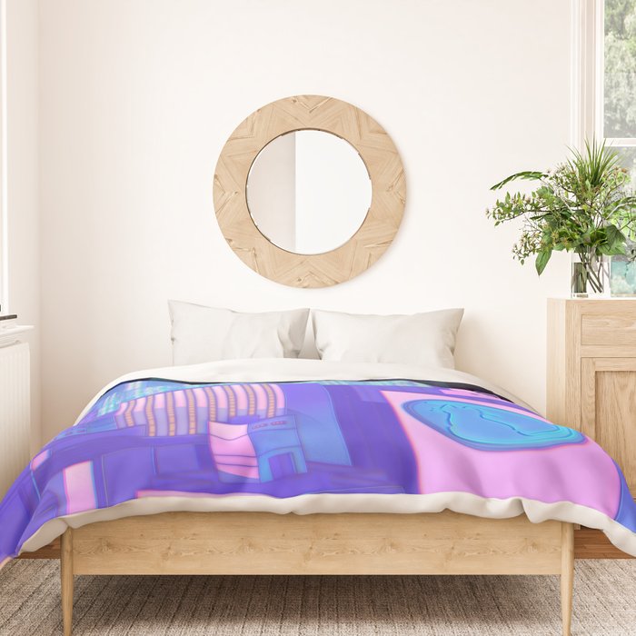 Space Shibuya Duvet Cover Gallery Image 3