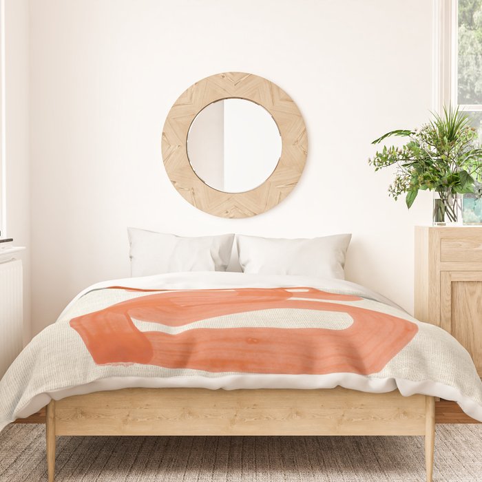 Orange Suave Duvet Cover Gallery Image 3