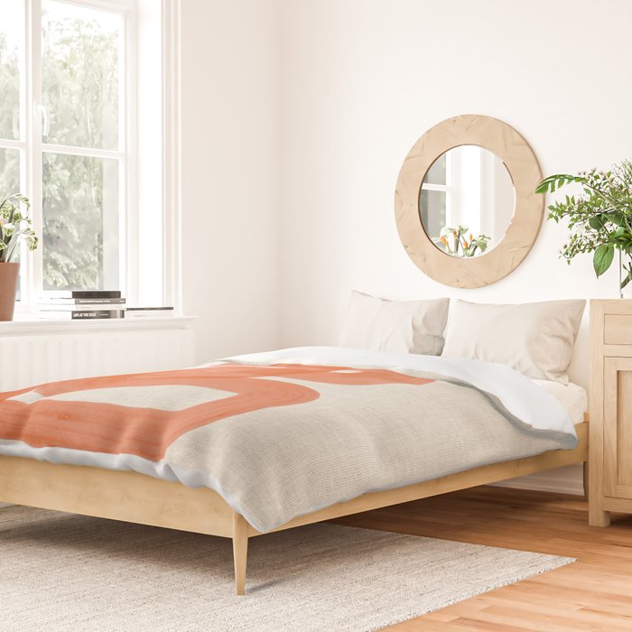 Orange Suave Duvet Cover Gallery Image 2