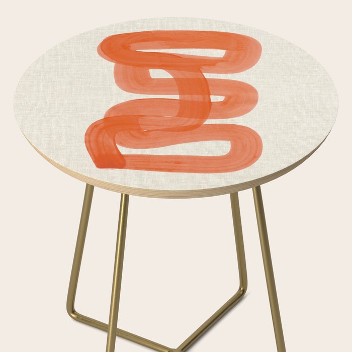 Orange Suave Side Table Gallery Image 2
