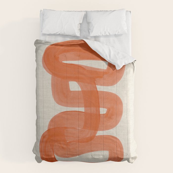 Orange Suave Comforter Gallery Image 1