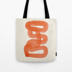 Orange Suave Tote Bag Gallery Image 1