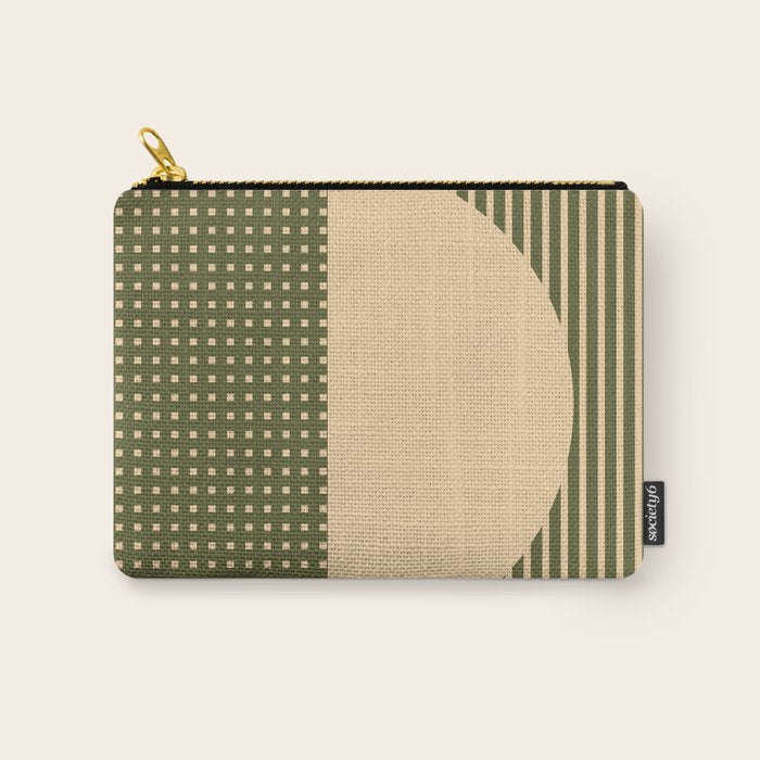 Geometric Spring Abstract - Pantone Warm color Carry All Pouch Gallery Image 1