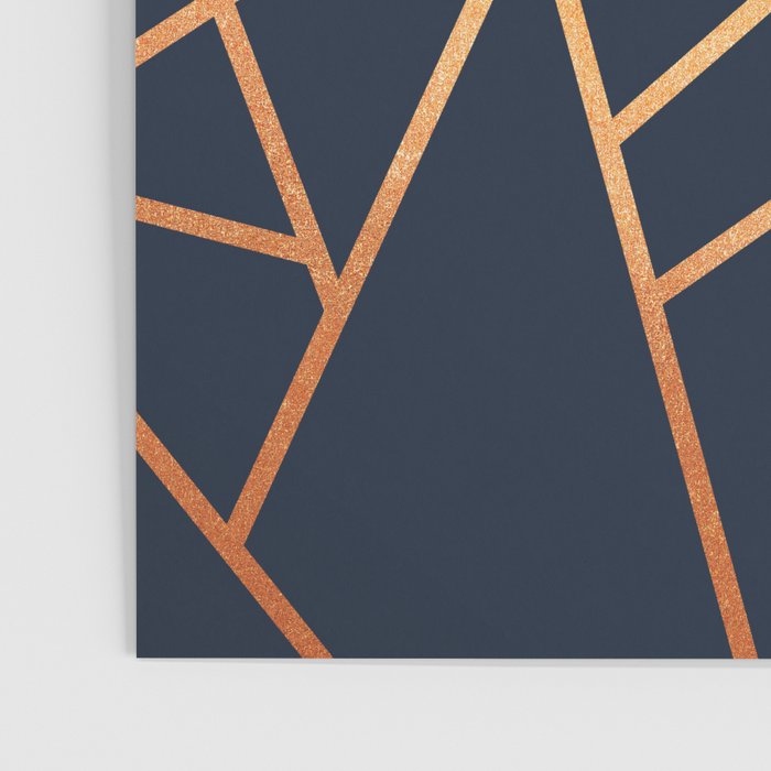 Copper and Midnight Navy Poster Gallery Image 3