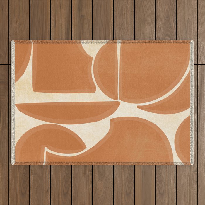 Minimal Abstraction 8 Outdoor Rug Gallery Image 1
